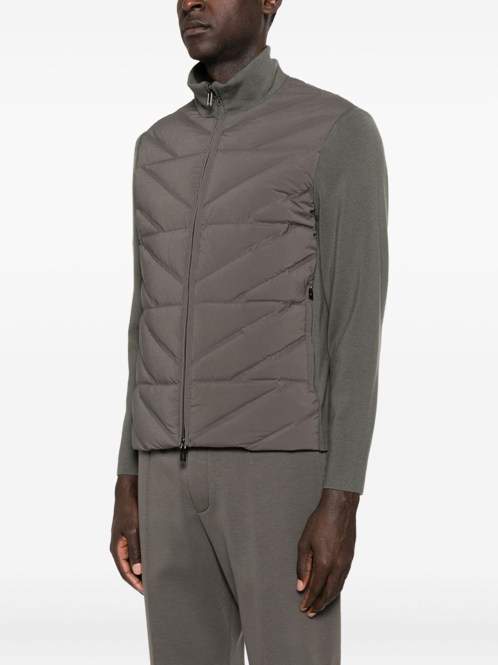 Emporio Armani Capsule Coats Grigio Elastane