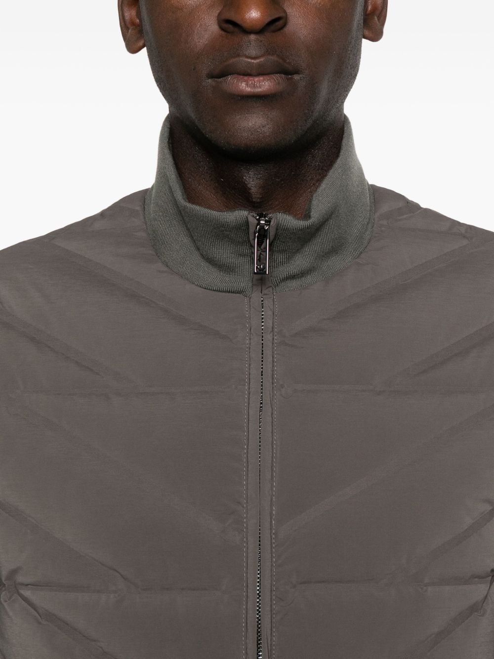 Emporio Armani Capsule Coats Grigio Elastane