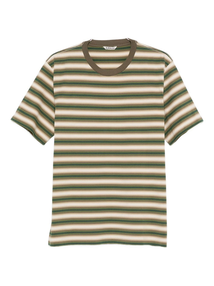 Auralee T-Shirts And Polos Brown Cotton