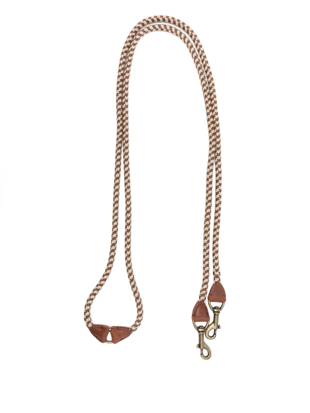 Poldo Dog Couture Accessories Beige Leather