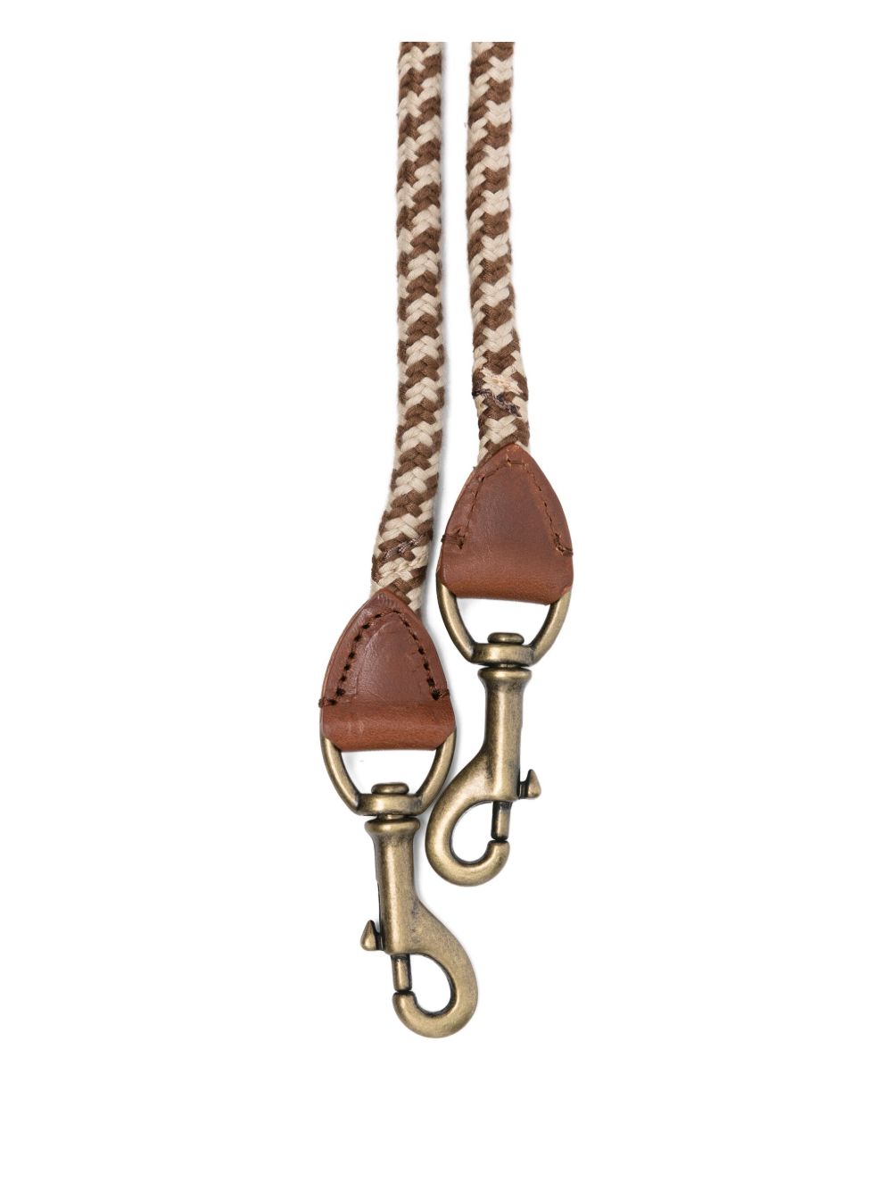 Poldo Dog Couture Accessories Beige Leather