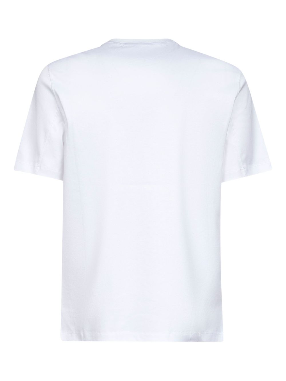 Brunello Cucinelli T-Shirts And Polos Bianco Natural (veg)->cotton100.0 %