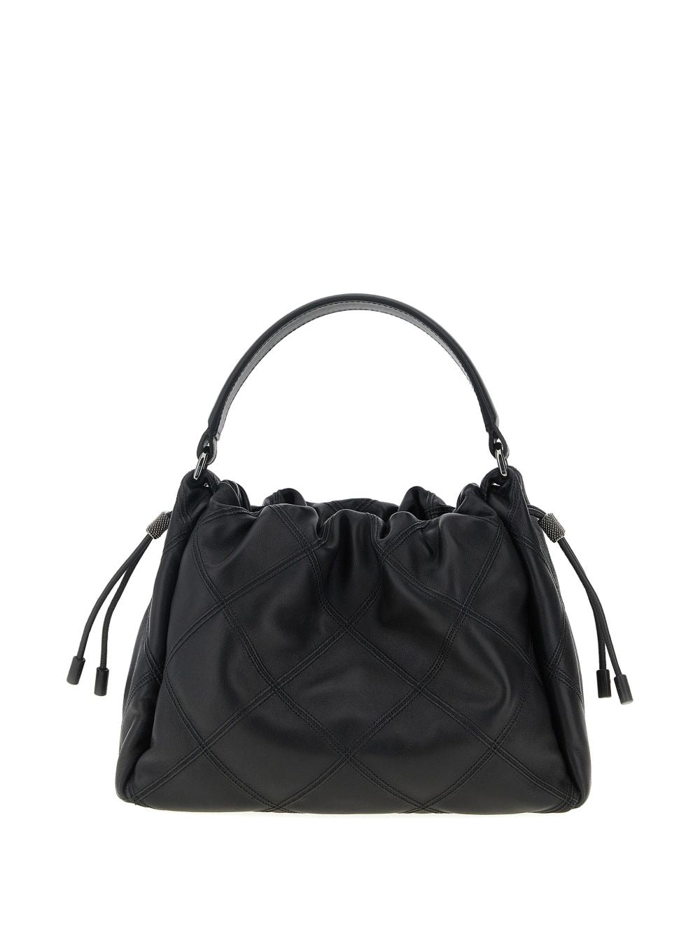 Brunello Cucinelli Bags Nero Furs & Skins->lambskin100.0 %