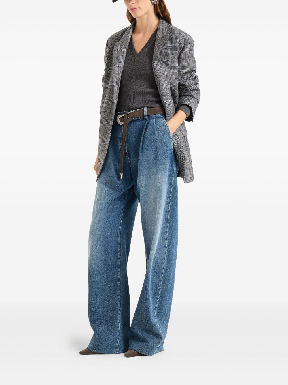 Brunello Cucinelli Sweaters Grigio Scuro