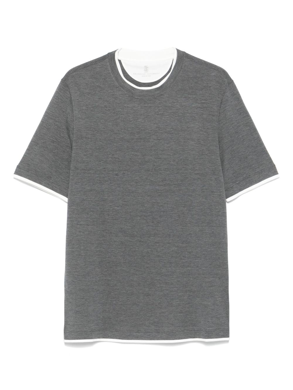 Brunello Cucinelli T-Shirts And Polos Grigio Scuro