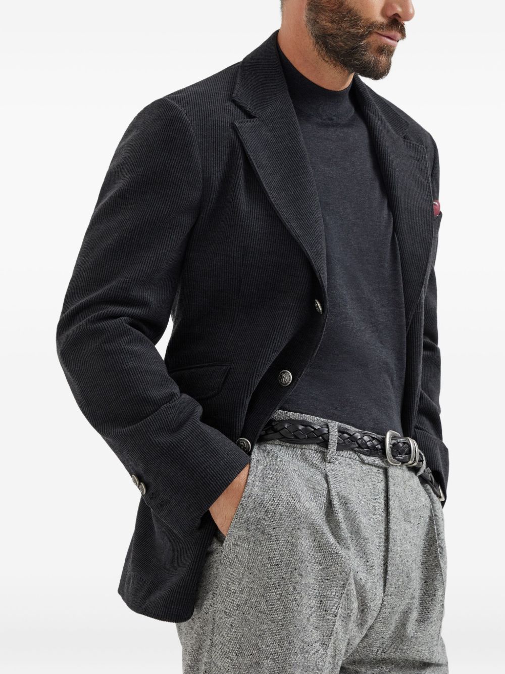Brunello Cucinelli Sweaters Grigio Scuro
