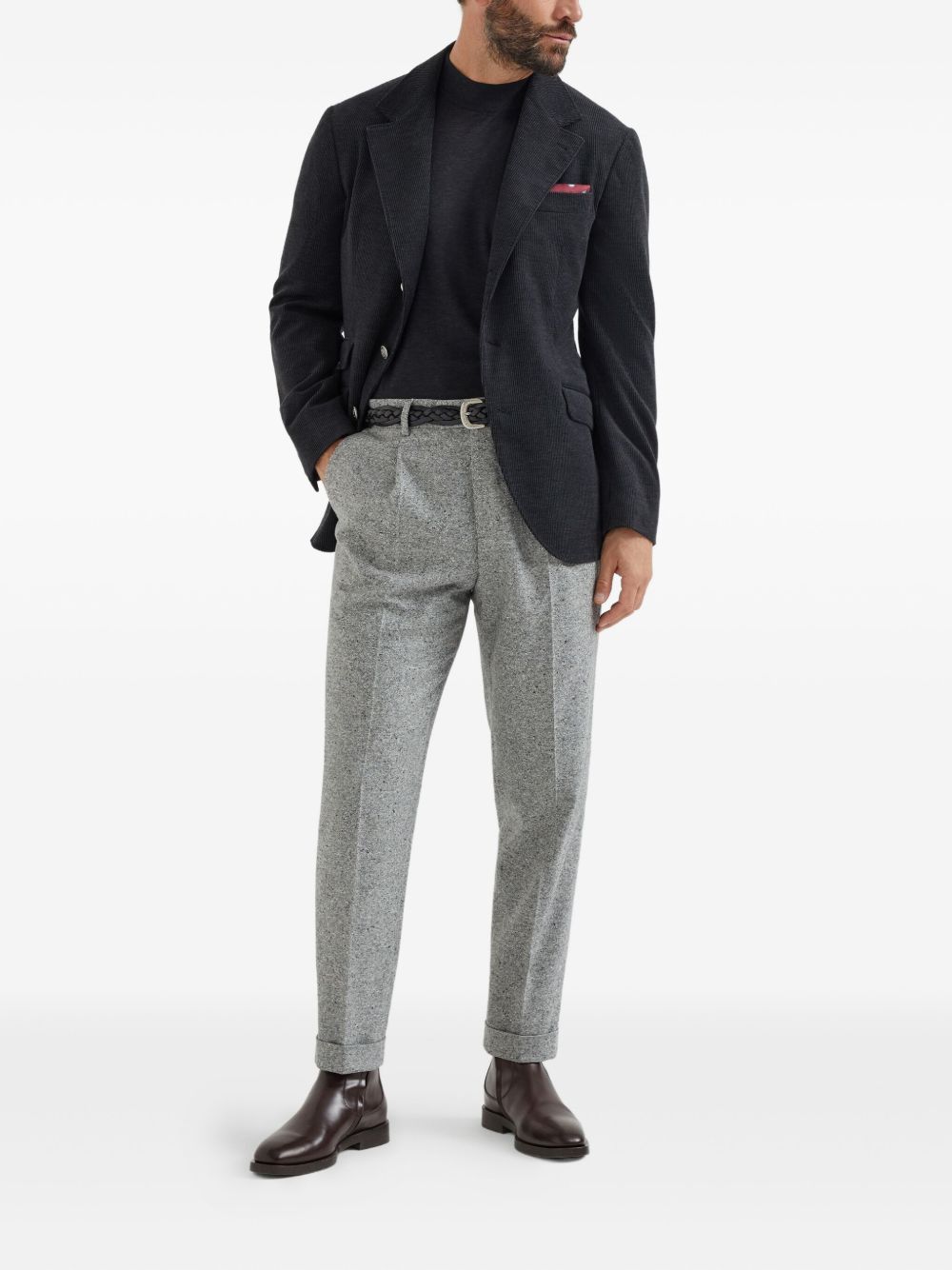 Brunello Cucinelli Sweaters Grigio Scuro