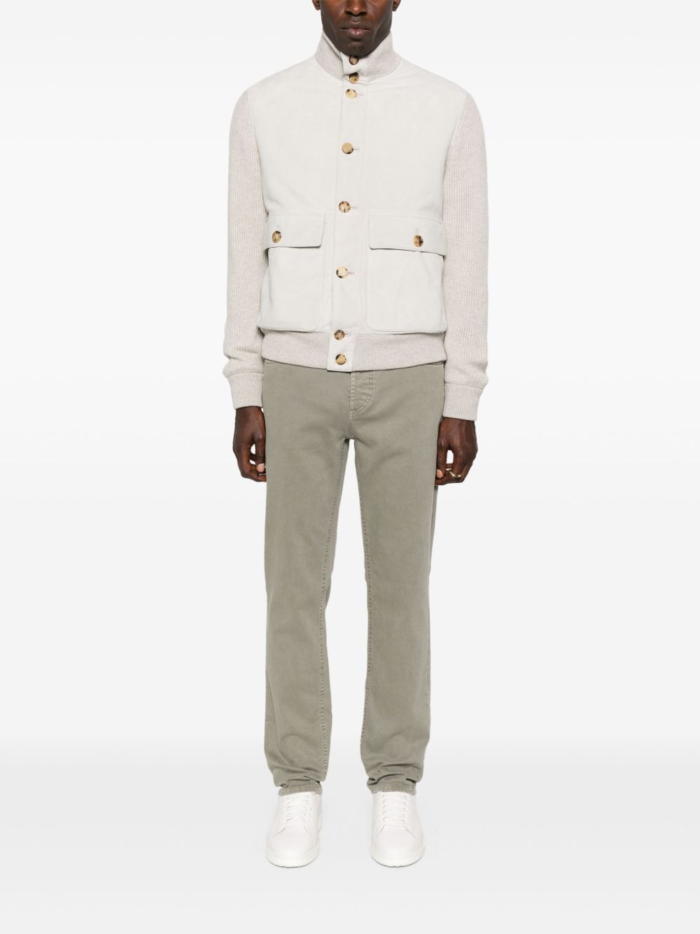 Brunello Cucinelli Coats Bianco