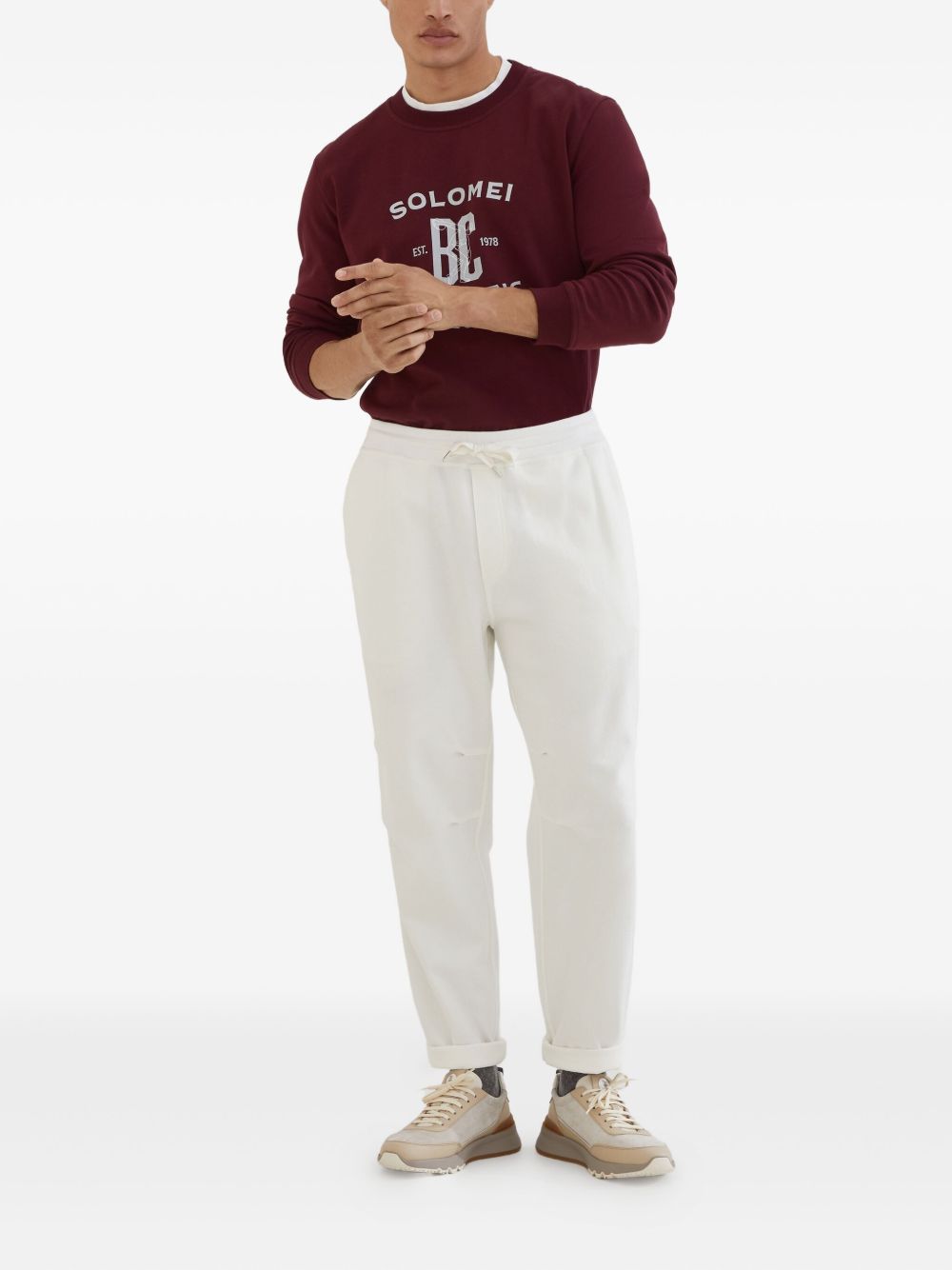 Brunello Cucinelli Sweaters Bordeaux