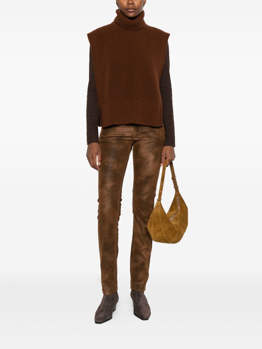 Davantino Sweaters Brown Lana