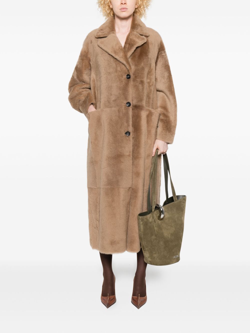 Furling By Giani Coats Brown
