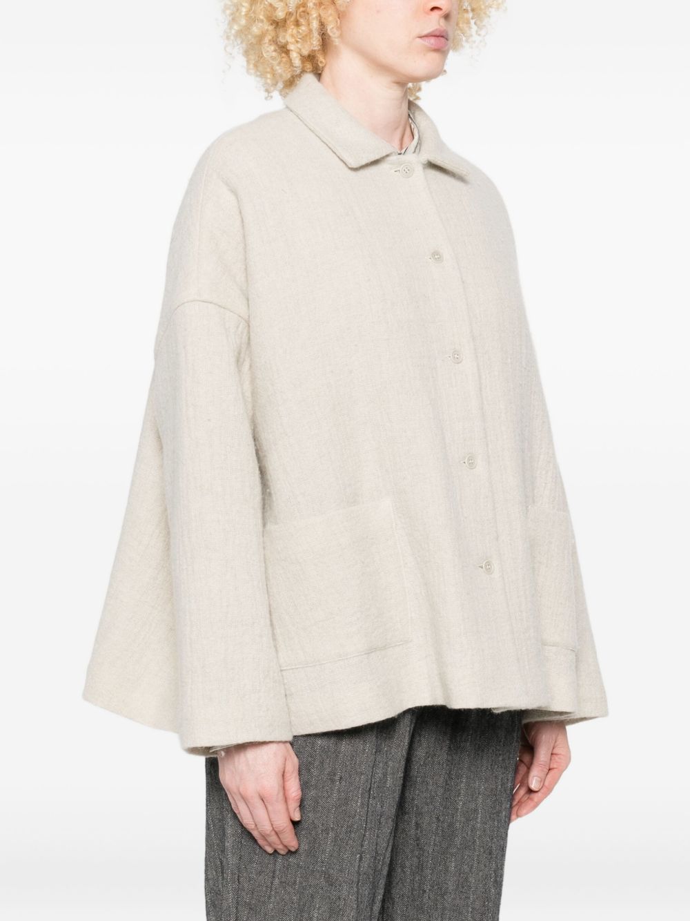 Apuntob Jackets Beige Linen