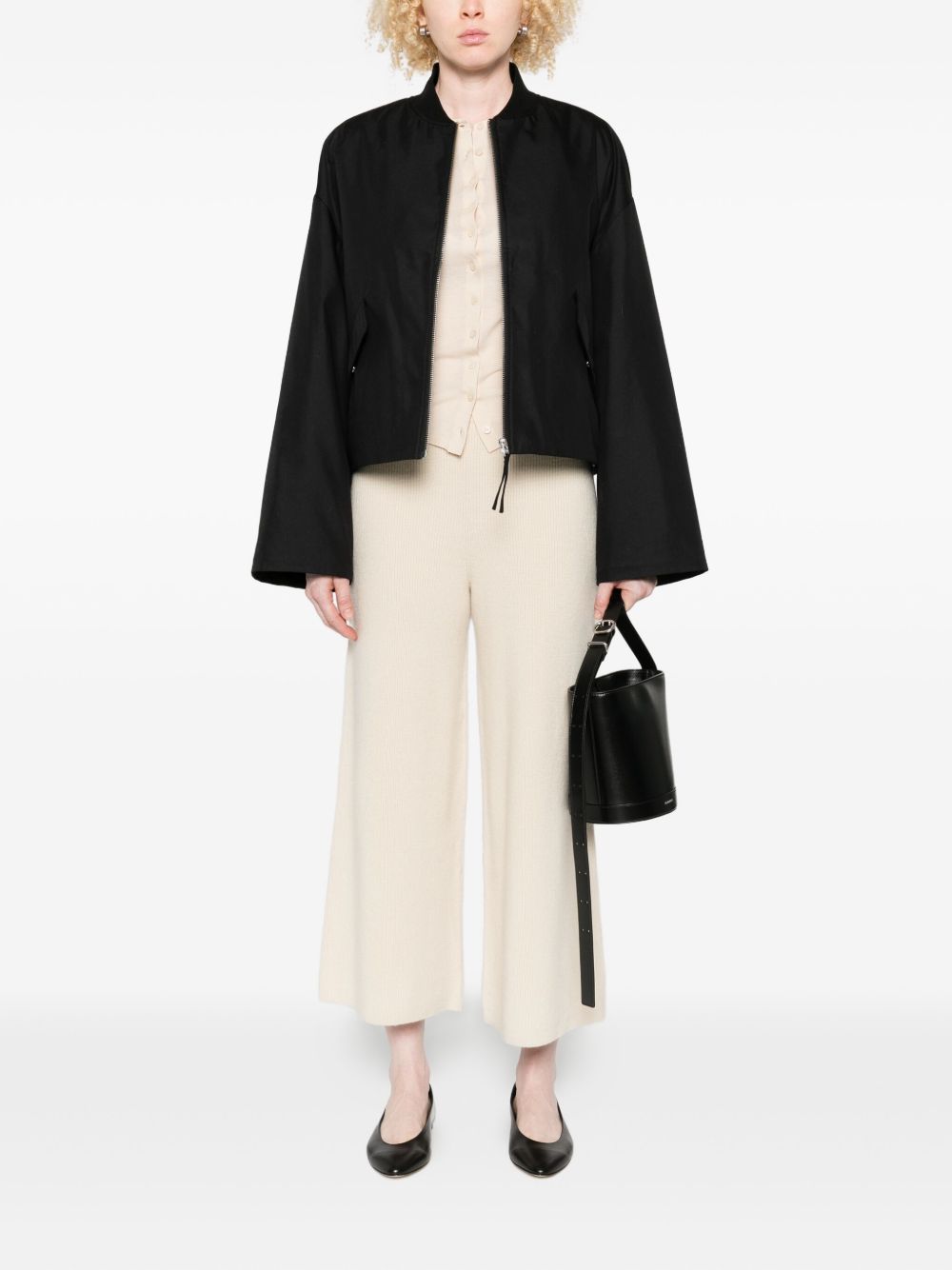 Closed Coats Black Cotton Polyamide