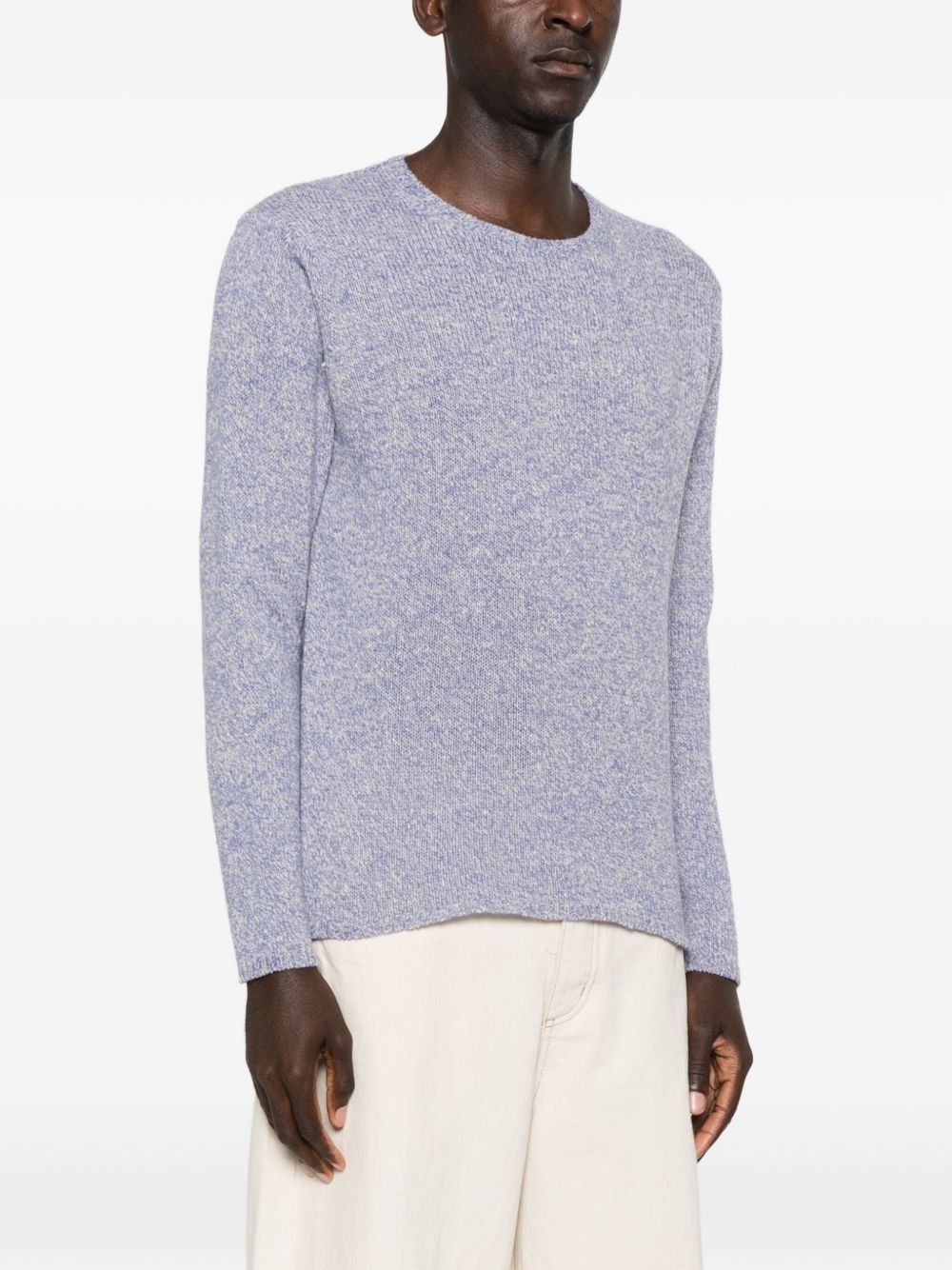 Auralee Sweaters Lilac Wool Silk