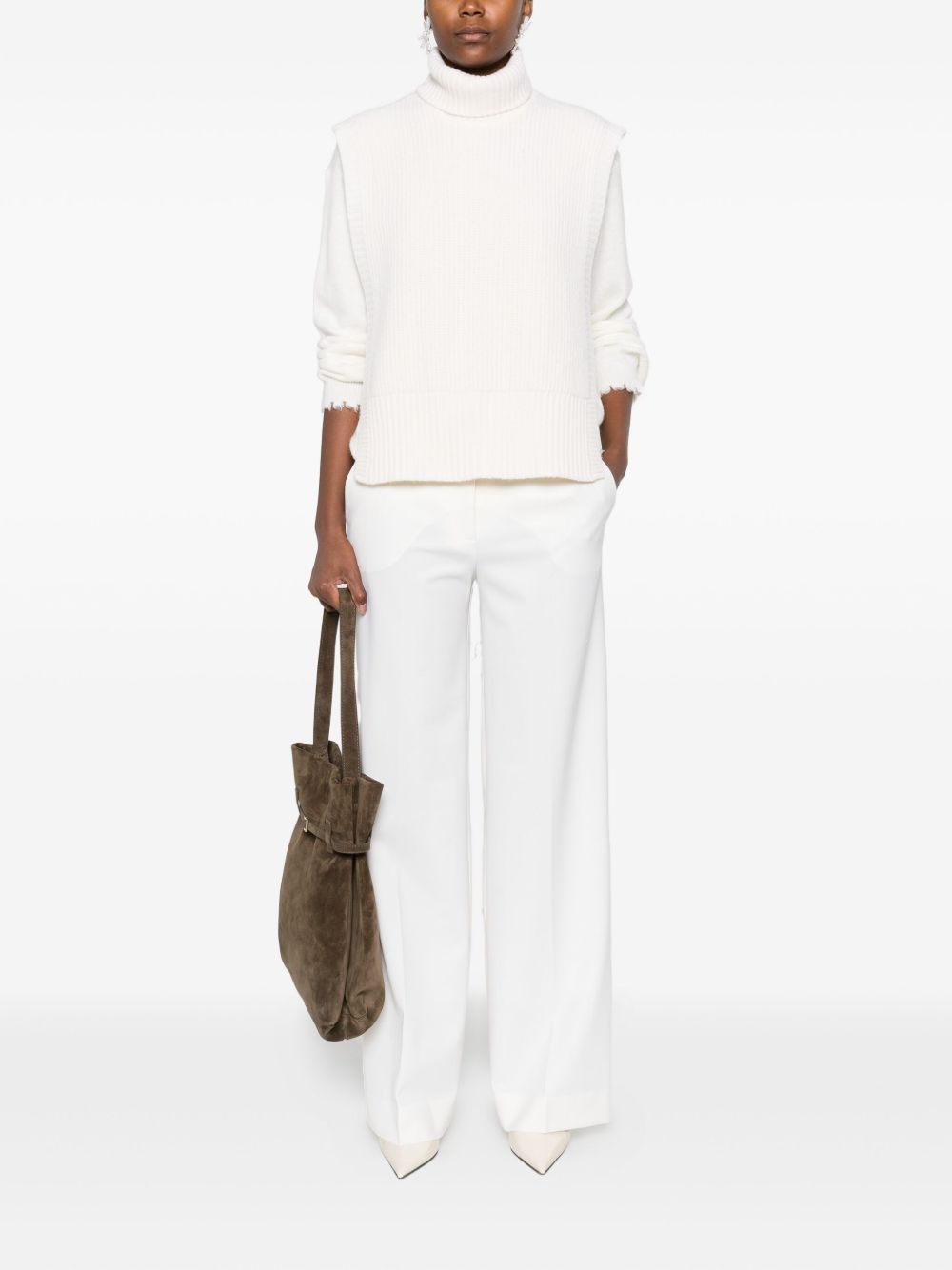 Davantino Sweaters White Lana