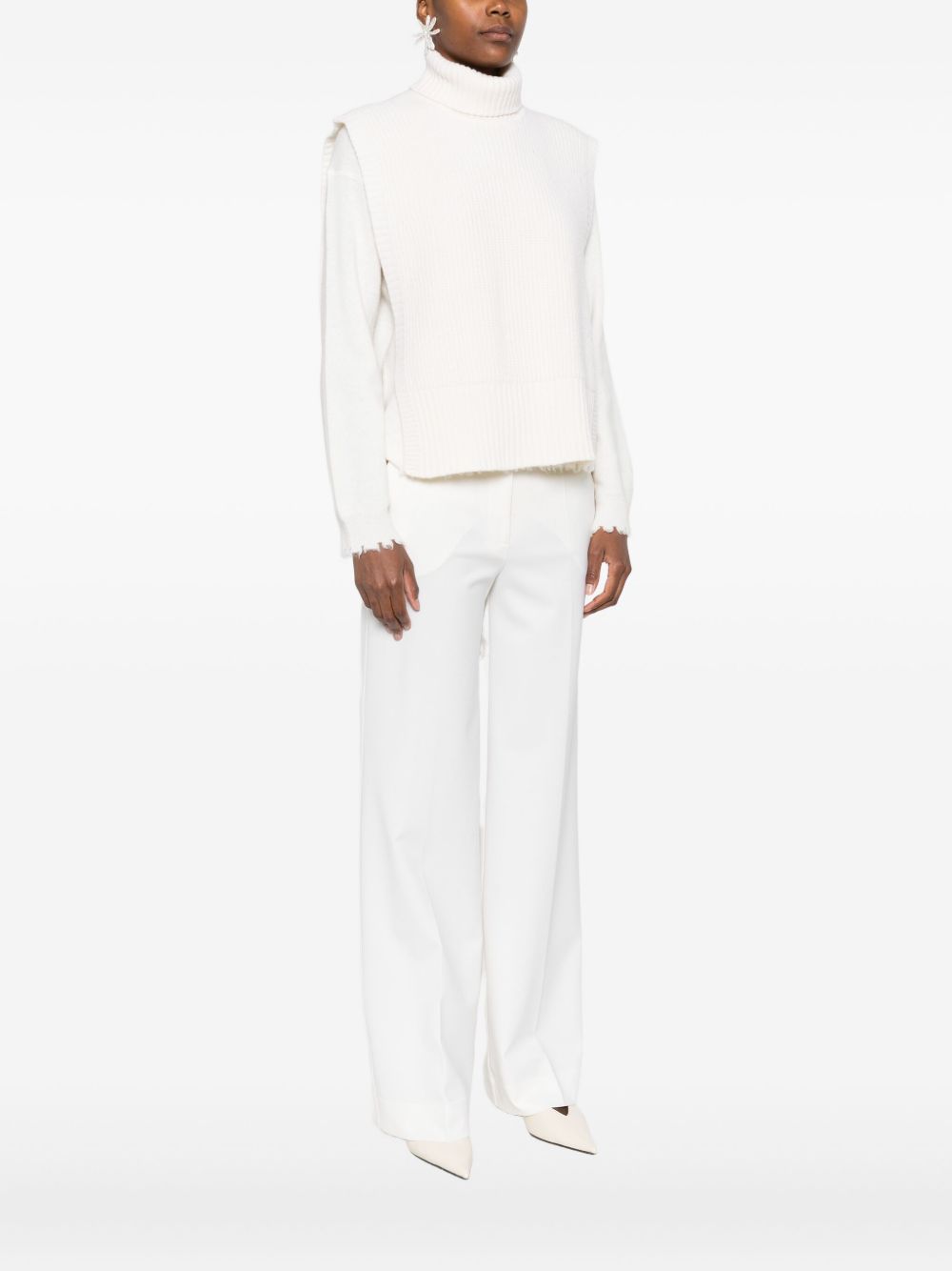 Davantino Sweaters White Lana