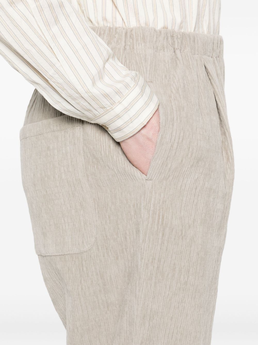 Apuntob Trousers Beige Cotoneelastan
