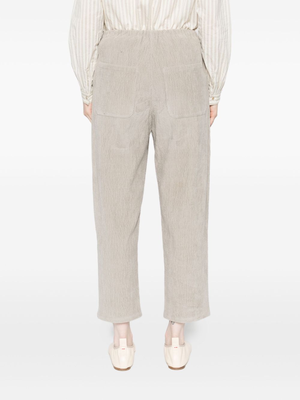 Apuntob Trousers Beige Cotoneelastan