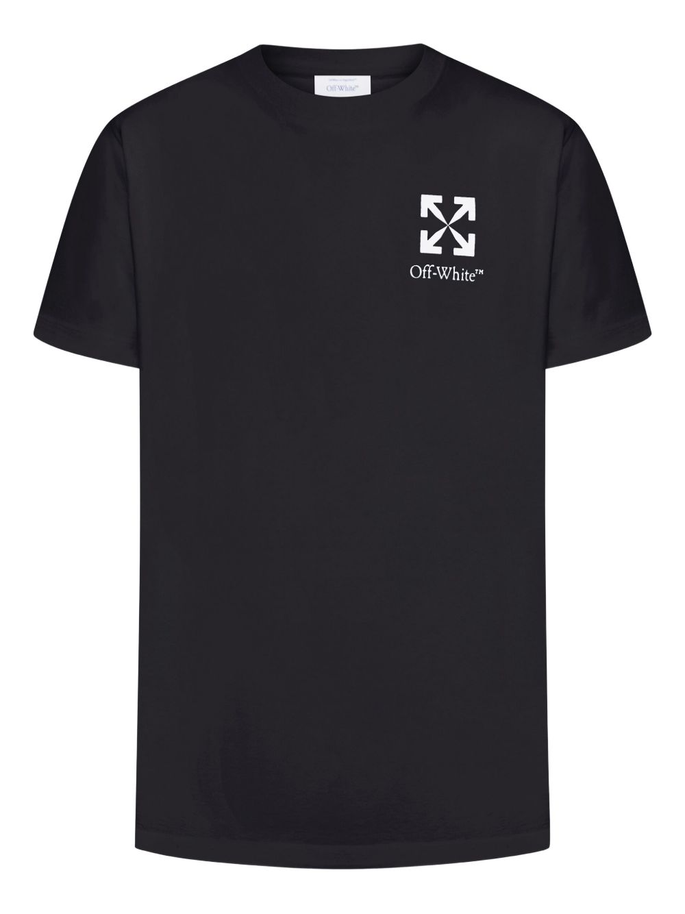 Off White T-Shirts And Polos Black