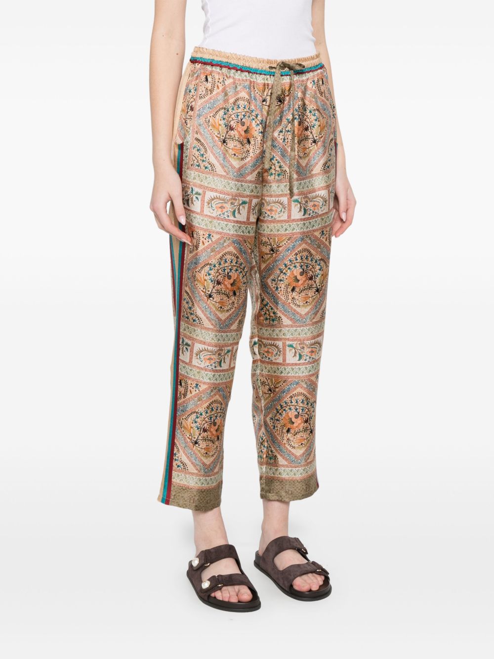 Pierre Louis Mascia Trousers Marrone Chiaro