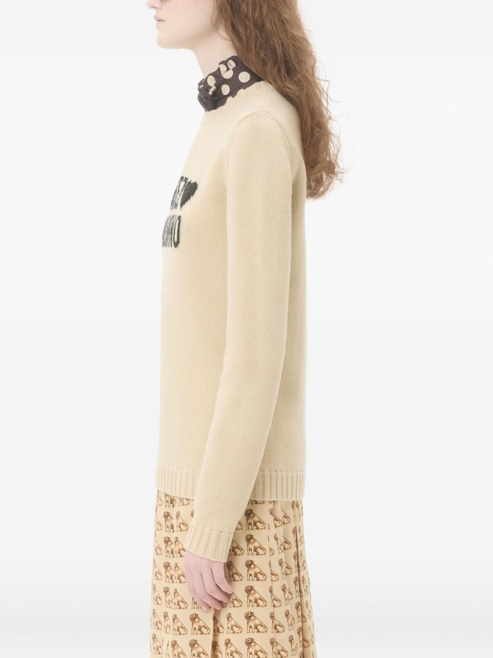 Valentino Sweaters Beige Outer: Virgin Wool
