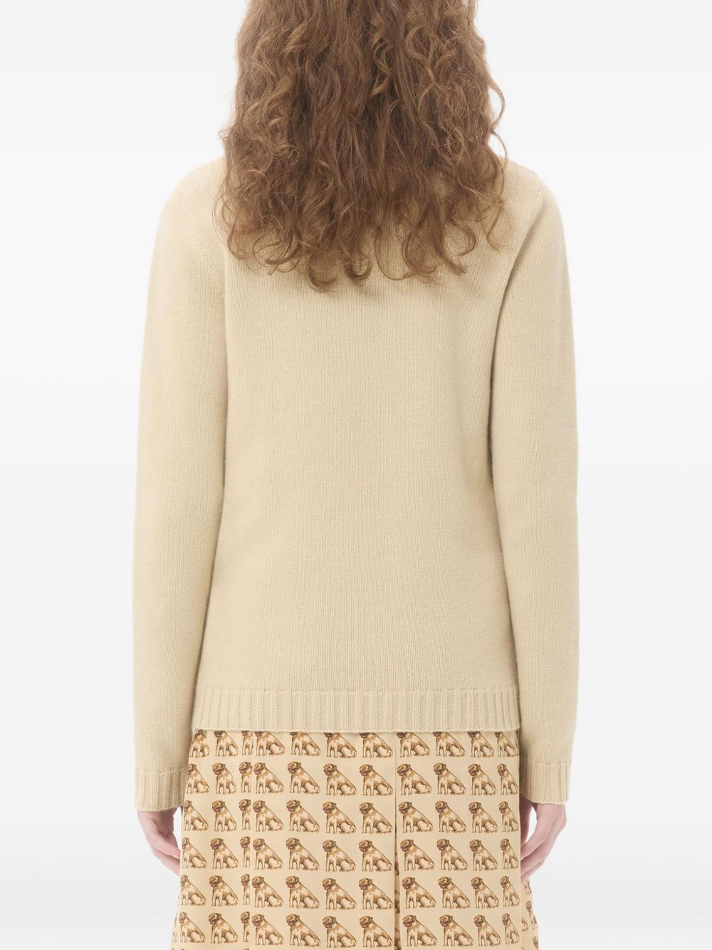 Valentino Sweaters Beige Outer: Virgin Wool