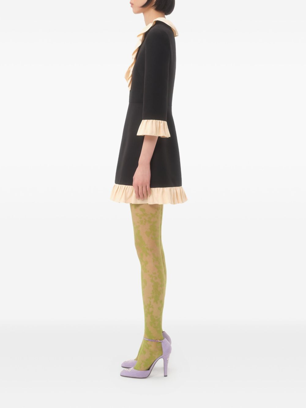 Valentino Dresses Black Outer: Wool
