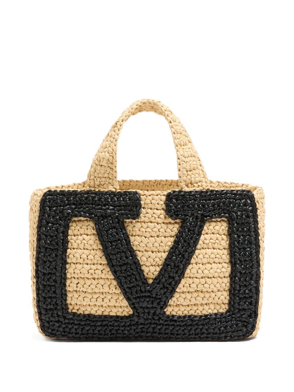 Valentino Garavani Bags Black Straw 100 %