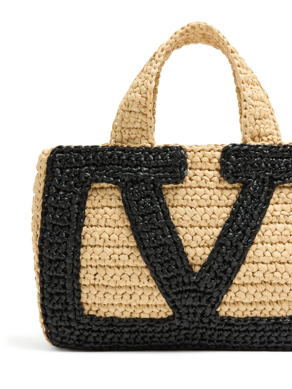 Valentino Garavani Bags Black Straw 100 %