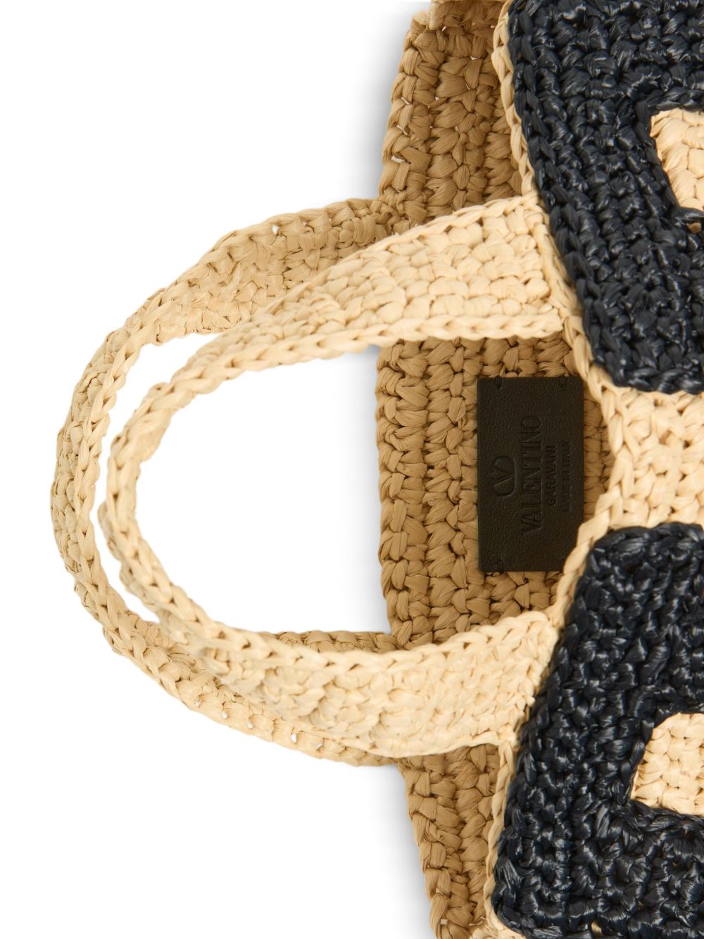 Valentino Garavani Bags Black Straw 100 %