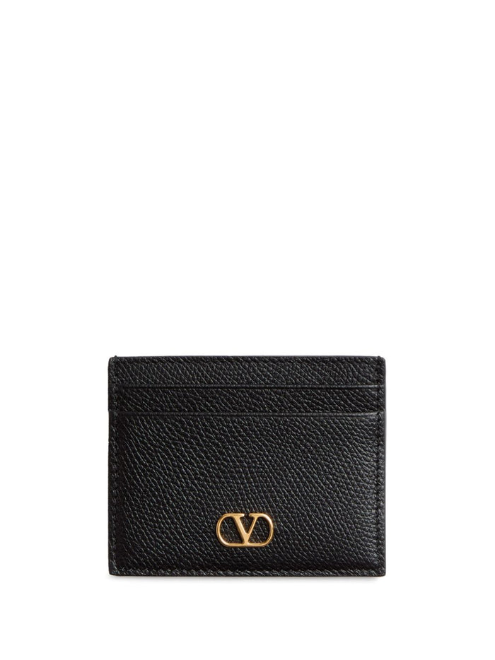 Valentino Garavani Wallets Black Calf Leather