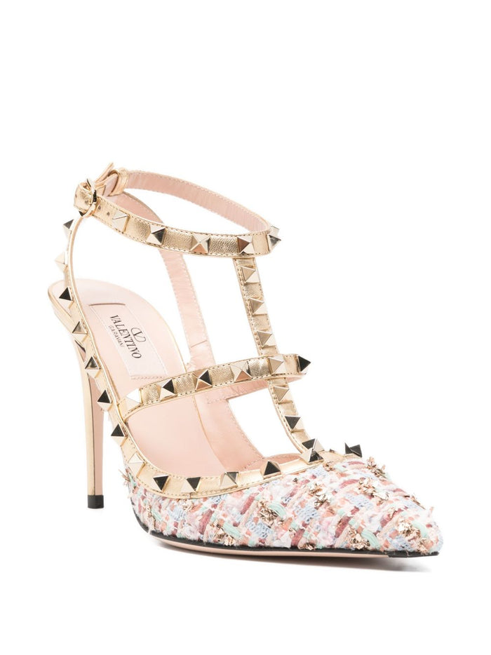 Valentino Garavani With Heel Powder Calf Leather