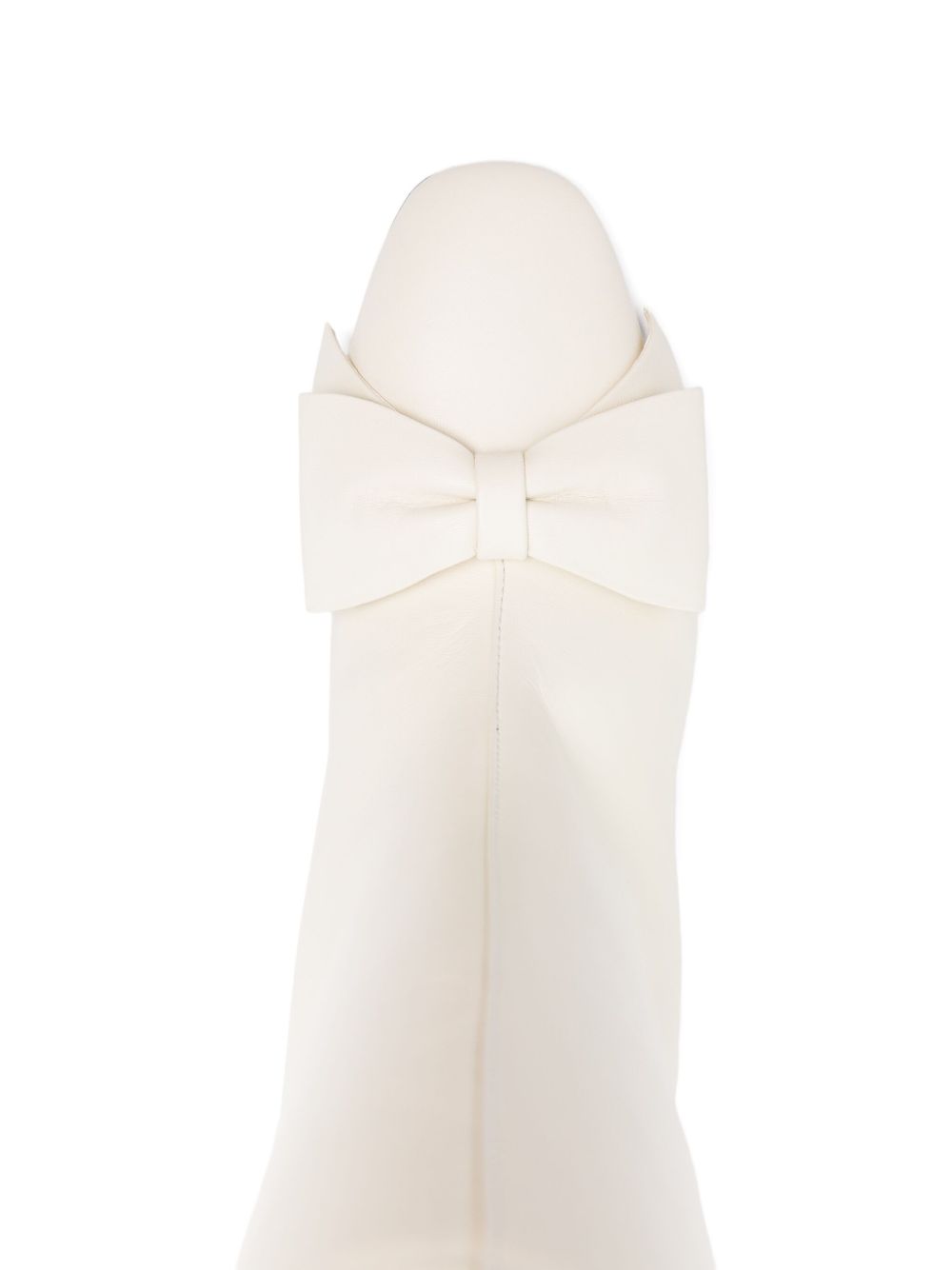 Valentino Garavani Boots Ivory Calf Leather