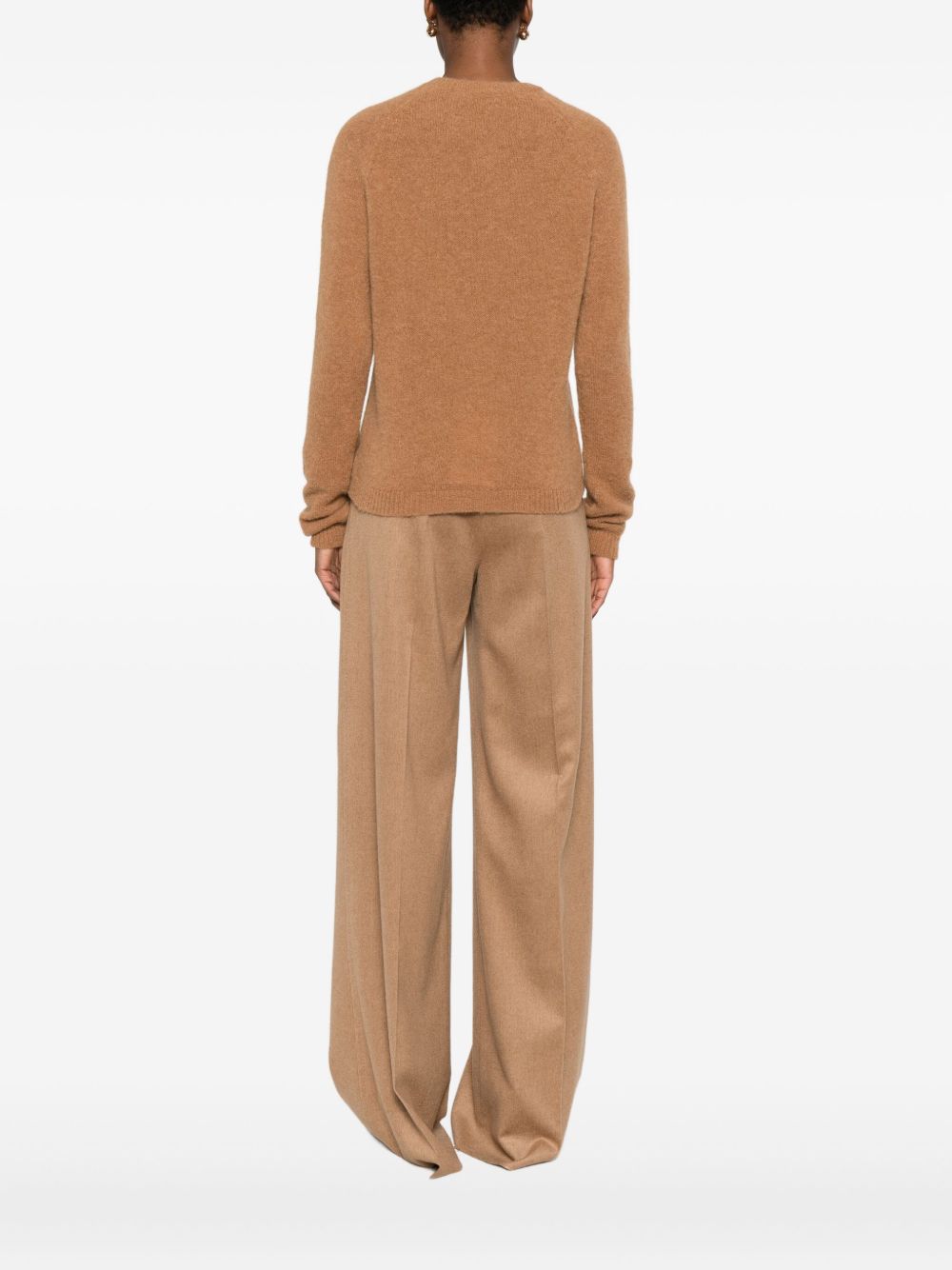 Base Sweaters Camel Fabric