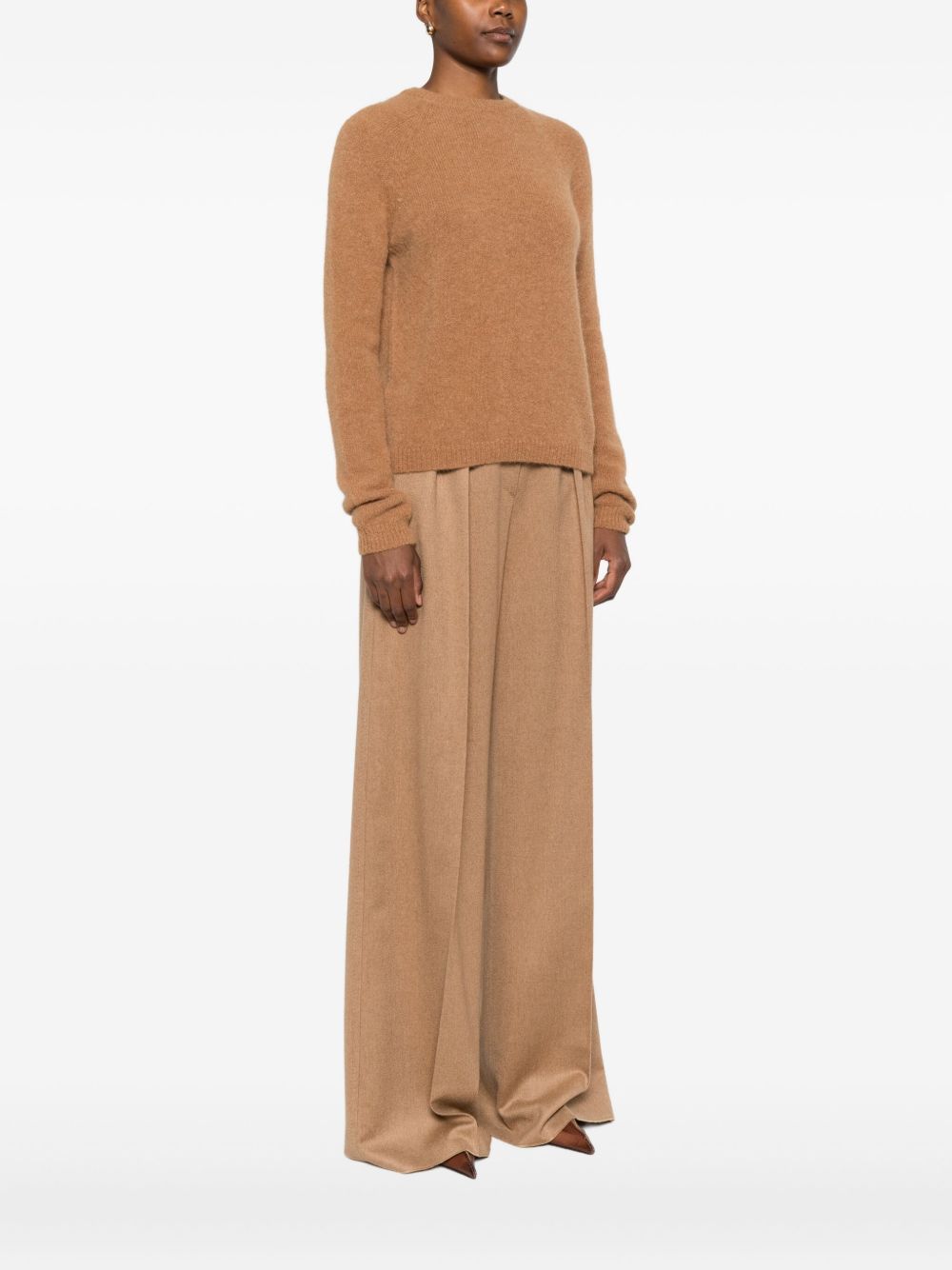 Base Sweaters Camel Fabric