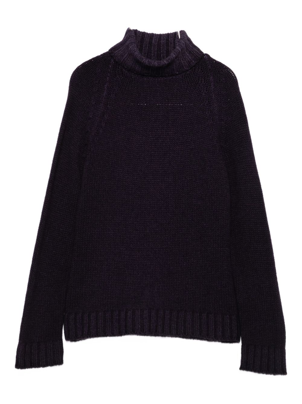 Base Sweaters Purple Fabric