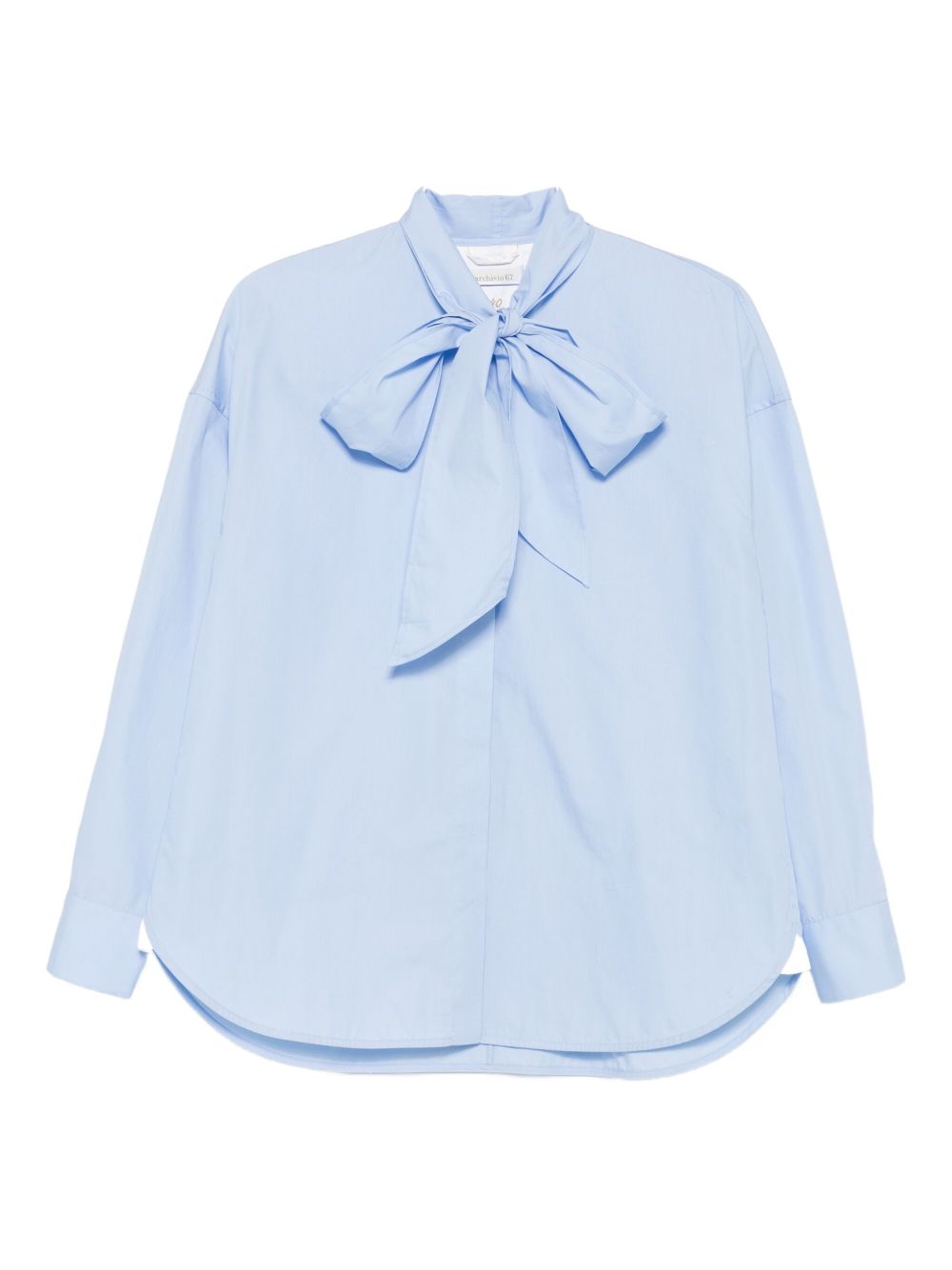 Archivio 67 Shirts Clear Blue Silk