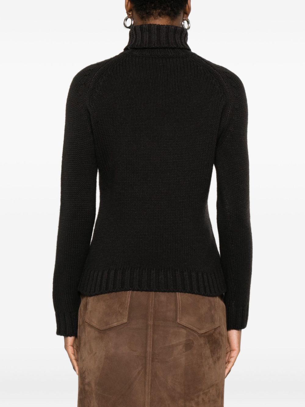 Base Sweaters Brown Fabric