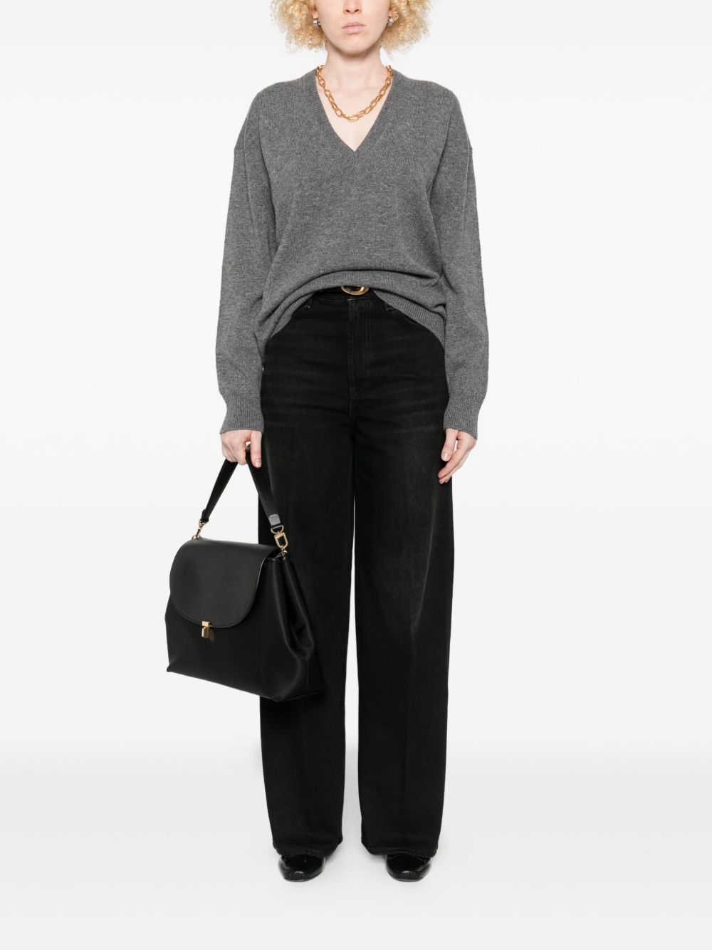 Toteme Main Jeans Black Cotton