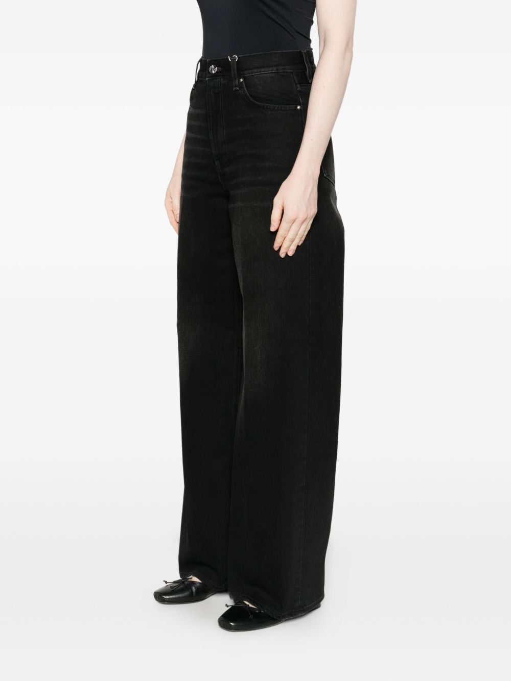 Toteme Main Jeans Black Cotton