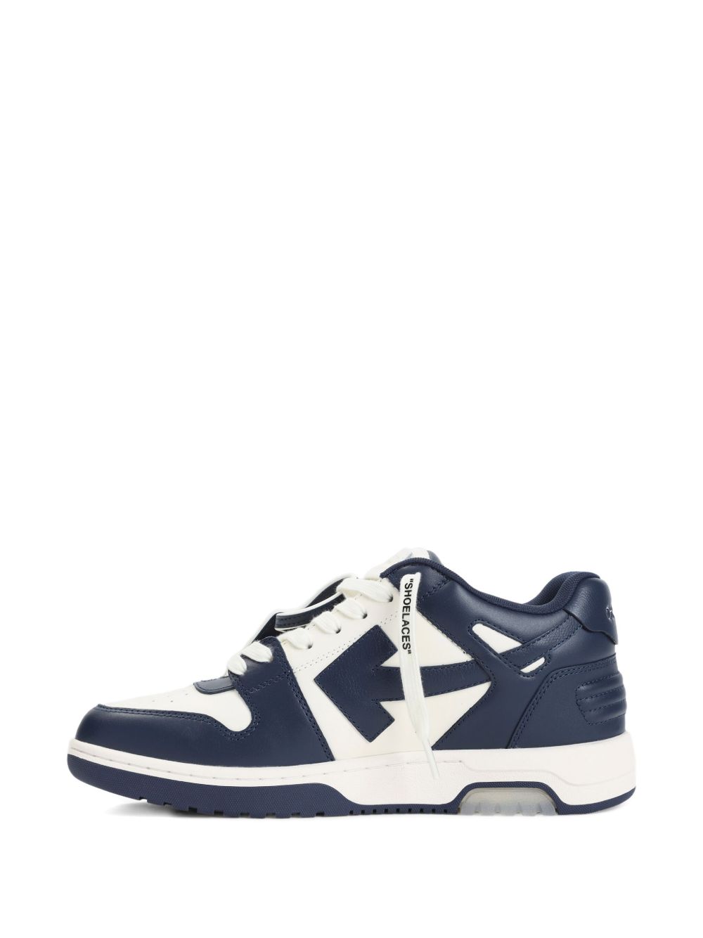 Off White Sneakers Blue Outer: Leather