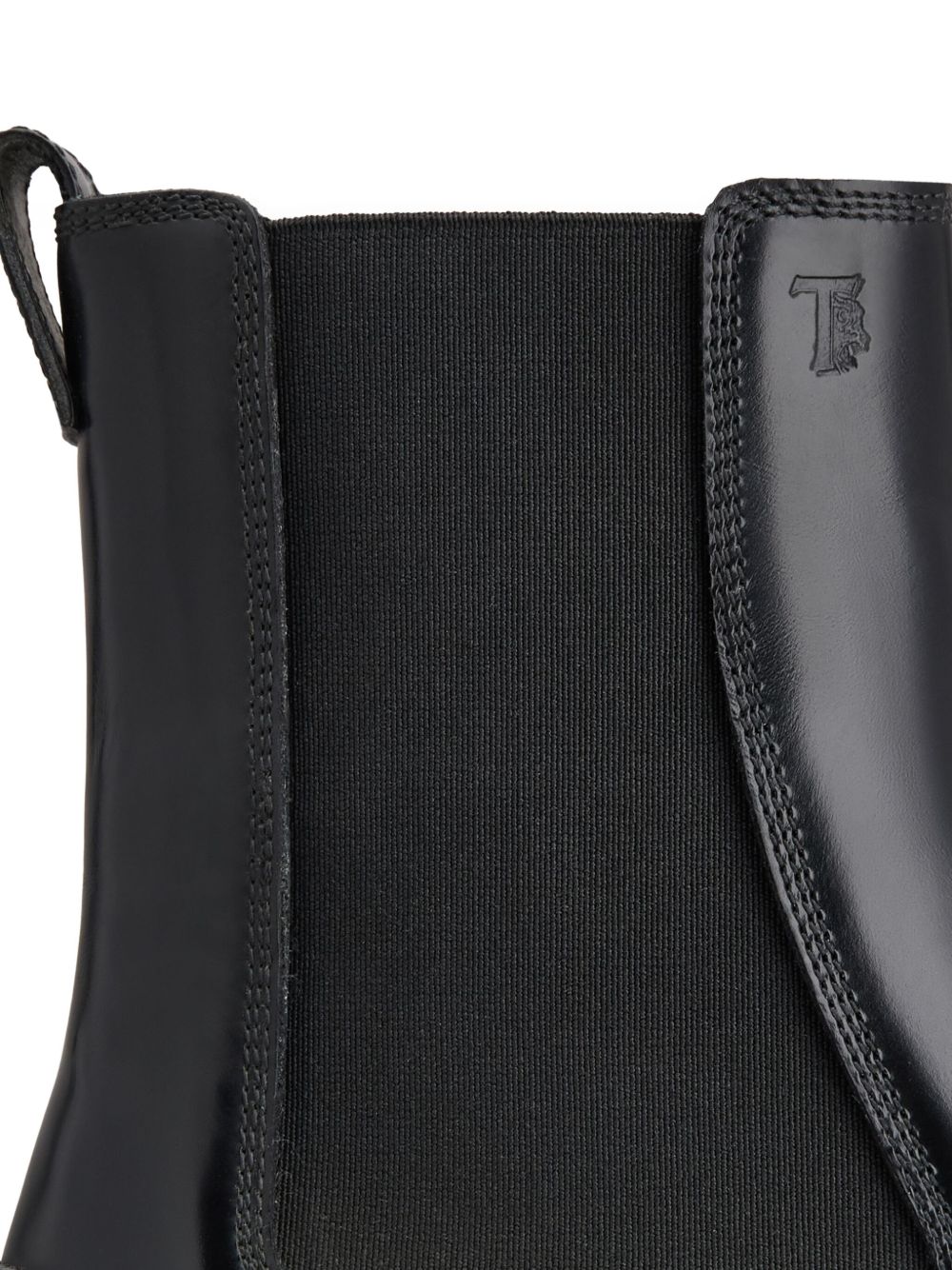 Tods Boots Black Calf Leather