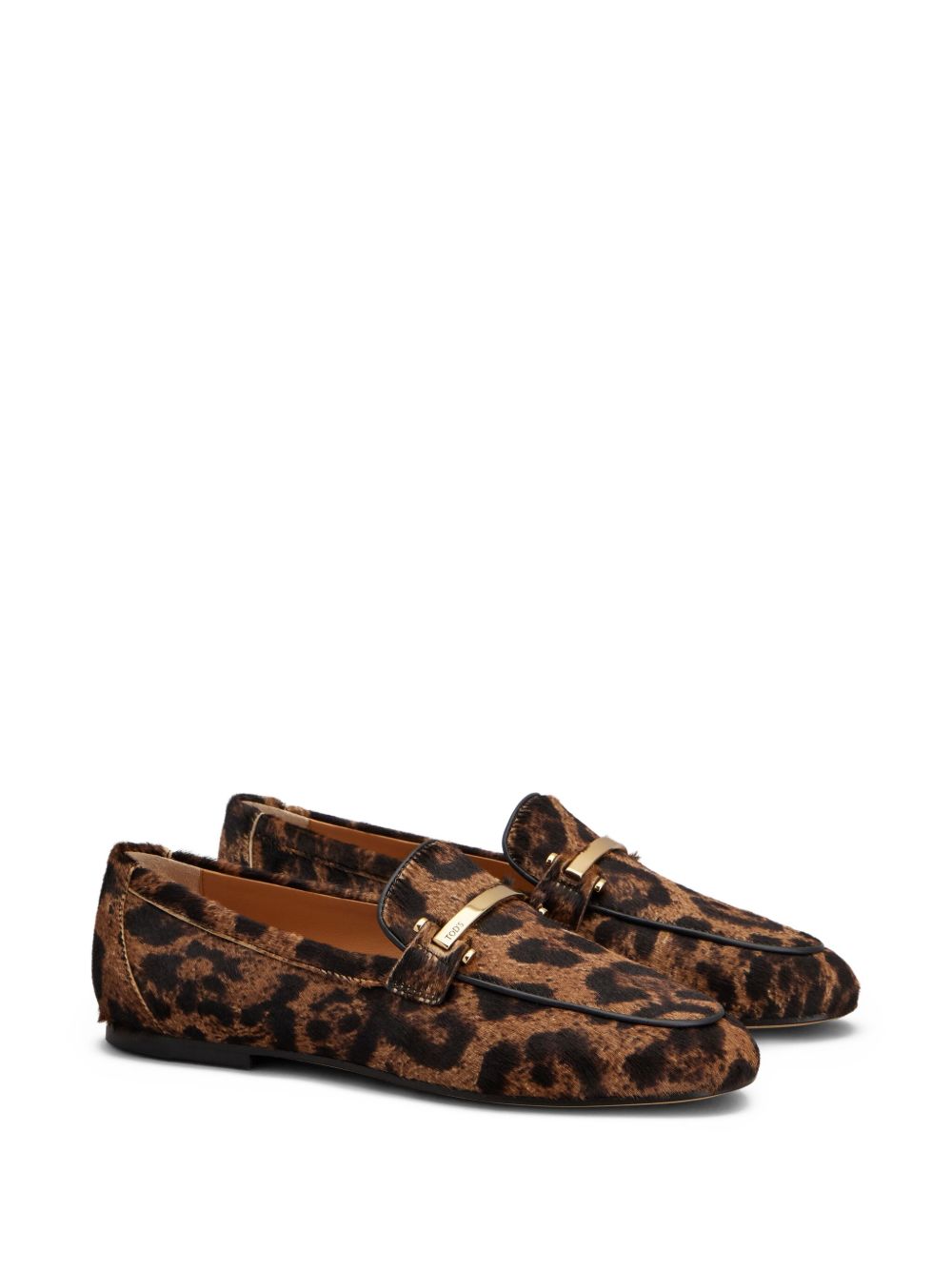 Tods Flat Shoes Brown Calf Leather