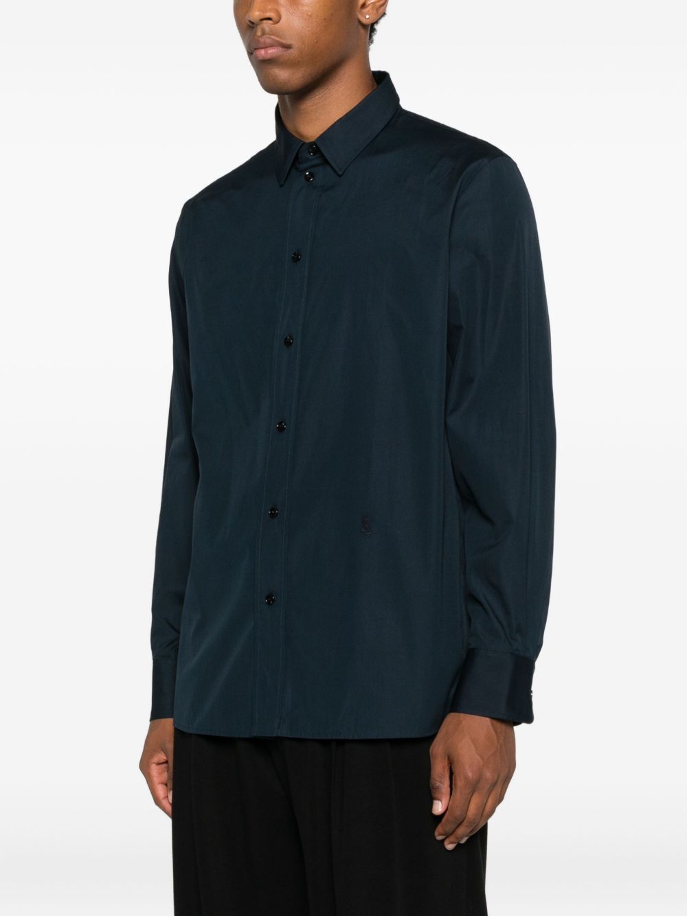 Saint Laurent Shirts Blue Cotton