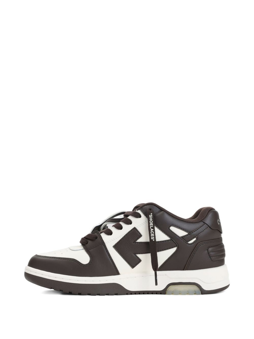 Off White Sneakers Marrone Outer: Leather