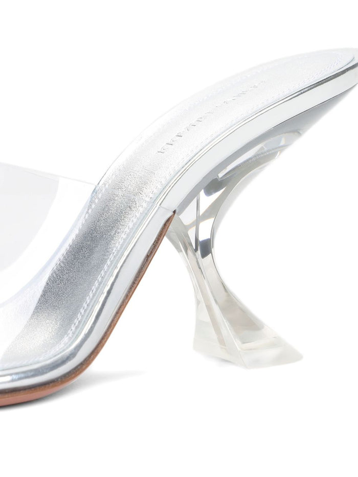 Amina Muaddi Sandals Grey Pvc