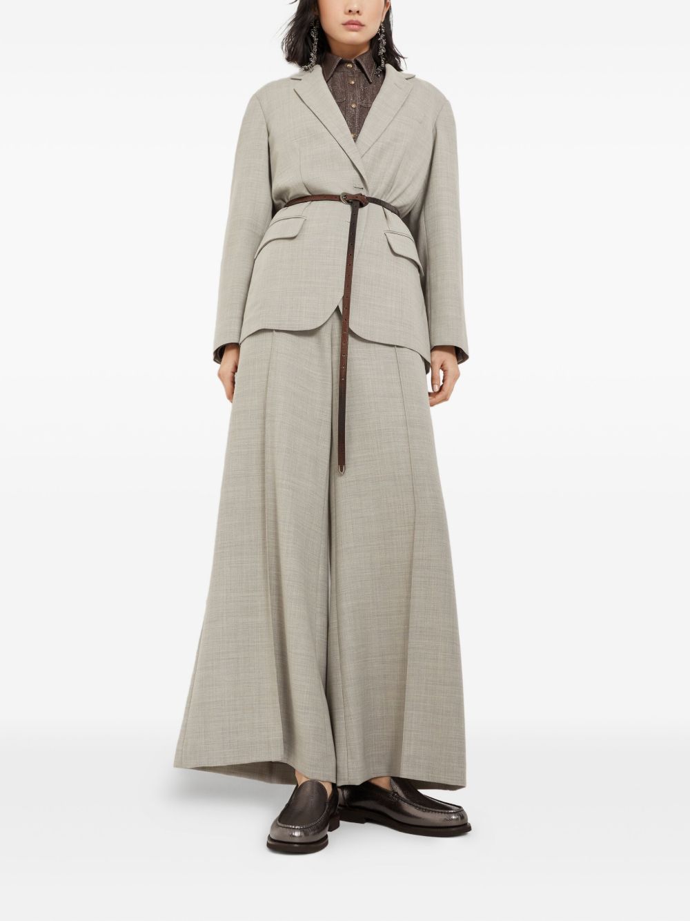 Brunello Cucinelli Flat Shoes Grigio