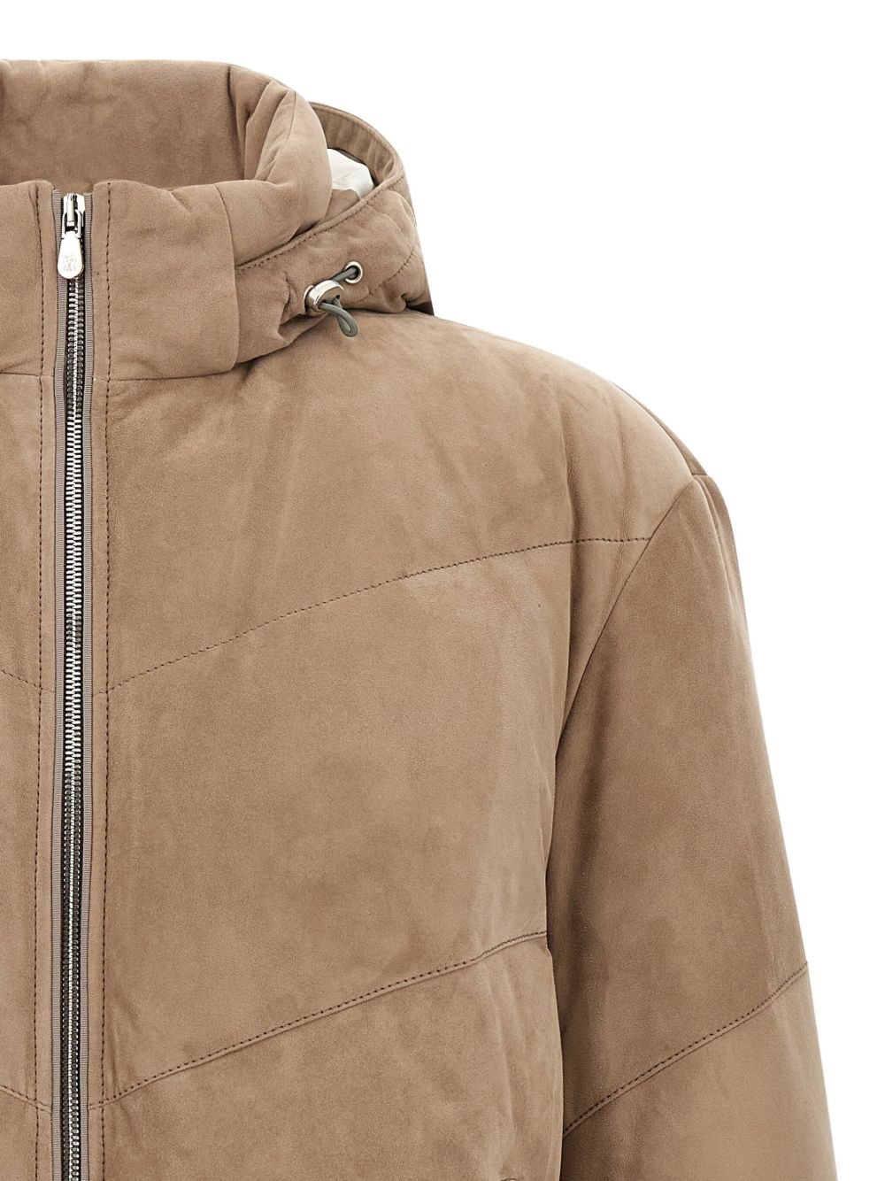 Brunello Cucinelli Coats Marrone Chiaro