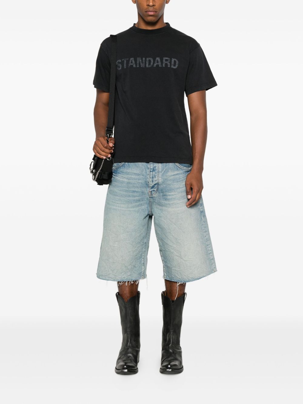 Balenciaga T-Shirts And Polos Black Cotton