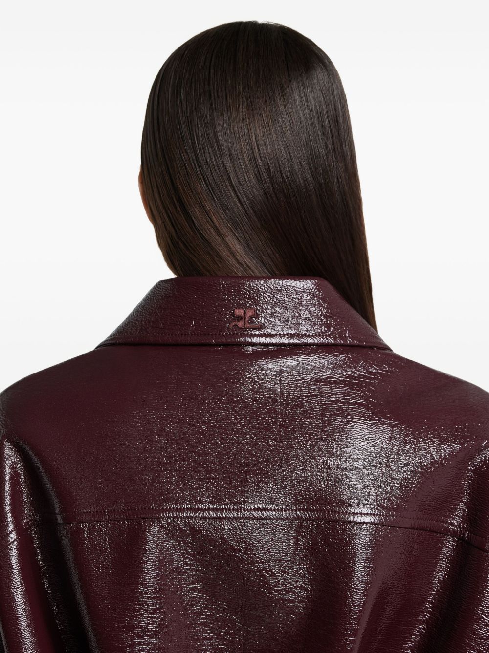 Courreges Coats Bordeaux